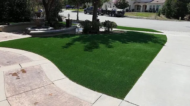 Mirage 108 synthetic turf in a Tucson area yard, photo 1