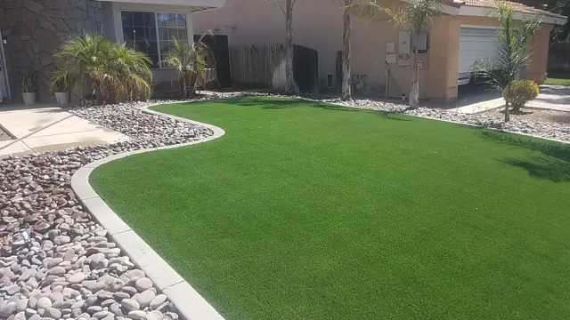 Mirage 108 synthetic turf in a Tucson area yard, photo 8