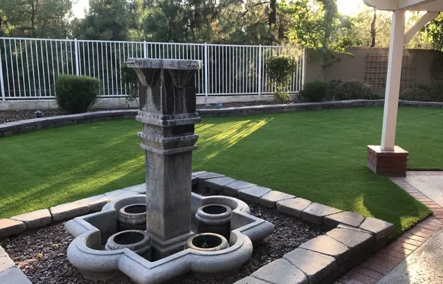 Mirage 82 synthetic turf in a Tucson area yard, photo 25