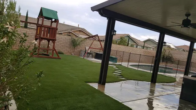 Mirage 94 synthetic turf in a Tucson area yard, photo 16
