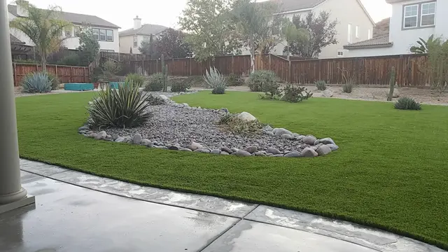 Mirage 96 synthetic turf in a Tucson area yard, photo 18