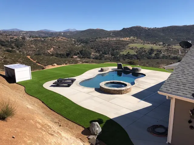 Mirage 96 synthetic turf in a Tucson area yard, photo 8