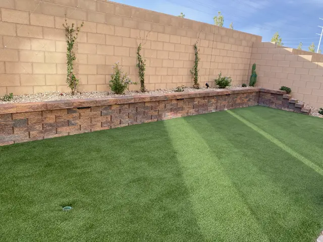PetPlay synthetic turf in a Tucson area yard, photo 3