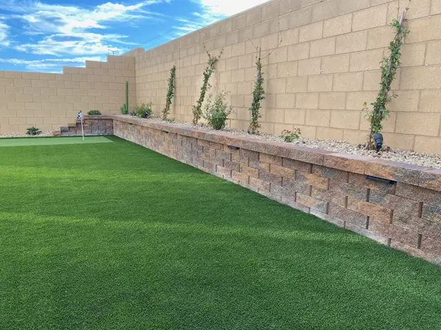 PetPlay synthetic turf in a Tucson area yard, photo 4